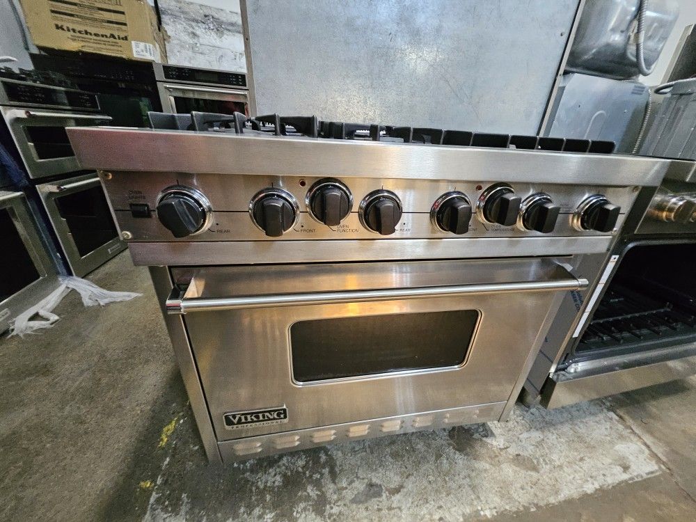 36" VIKING DUAL FUEL RANGE STAINLESS STEEL