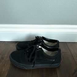 VANS Old Skool Black & Black Shoes Men’s 9.5