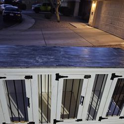 Credenza Dog Kennel  Solid Wood 