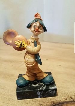 clown figurine made in italy