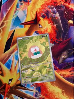 Pokemon Rowlet 90/88 Illustration Rare Perfect Order card