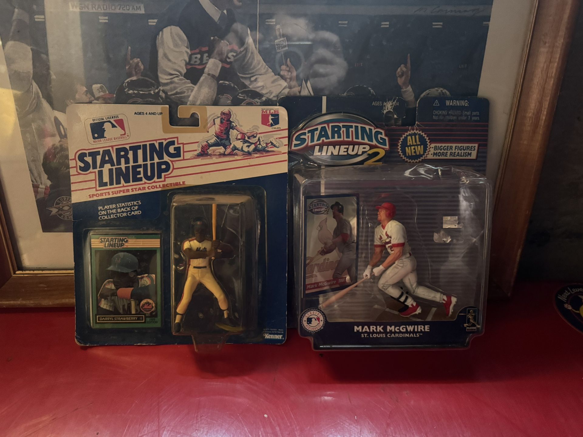 Baseball figures starting lineup