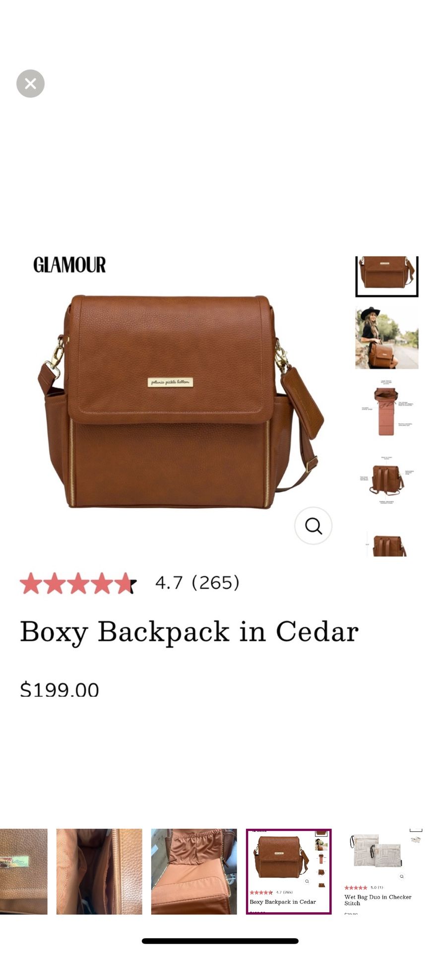 Petunia Picklebottom Boxy Backpack