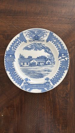 THE CITADEL CHINA PLATE