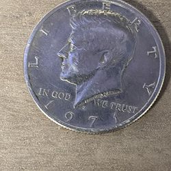 1971 Kennedy Half Dollar Coin 
