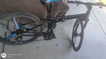 Oyma folding 26" full suspension mtn bike