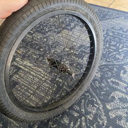 Bmx Tires And Cult Cassette Rear Wheel