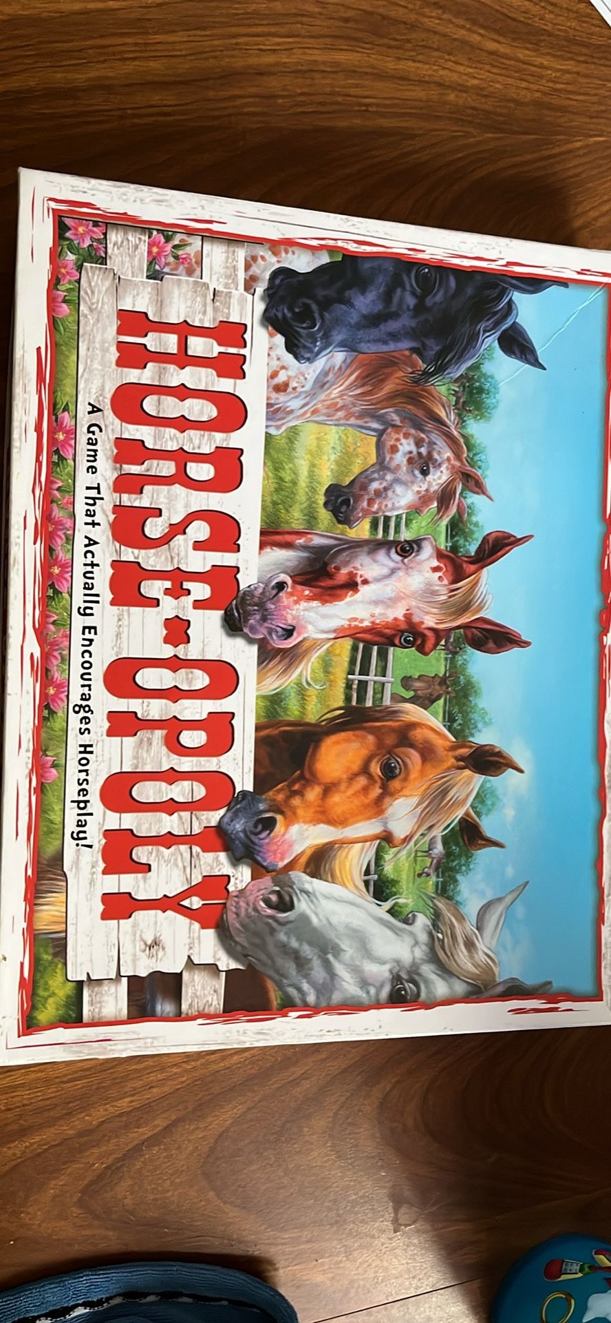 Horse Monopoly Horse-Opoly Board Game by Late For The Sky Complete
