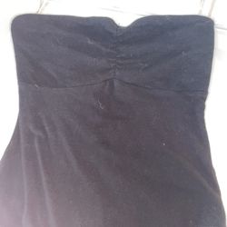 charlotte russe black ruched middle bodysuit
