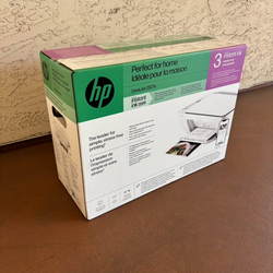 One New all-in-one wireless HP B/W and Color DeskJet 2827e printer scanner and copier with 2 Ink
