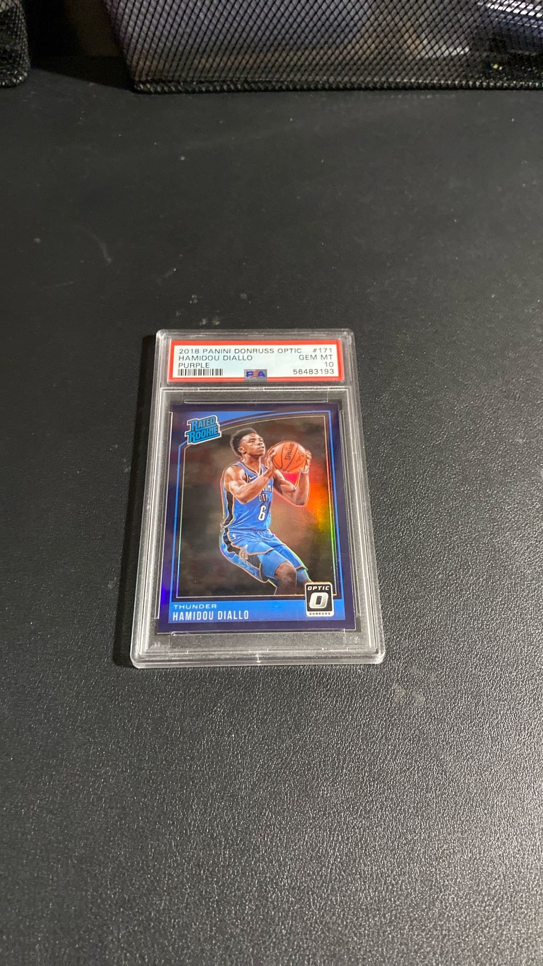 2018 Panini Optic Hamidou Diallo Purple Rookie