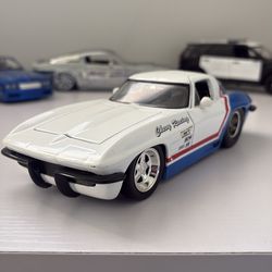 1963 stingray corvette collectible 1:24