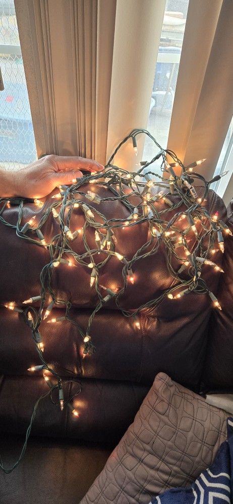 6 Sets Of Clear Christmas/Holiday Icicle Lights