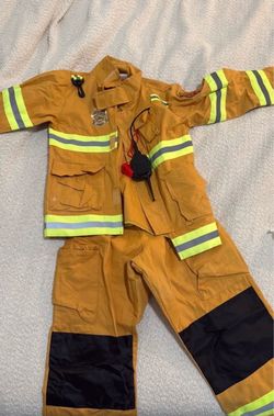 Kids Firefighter Costume Set Child Size 4-6