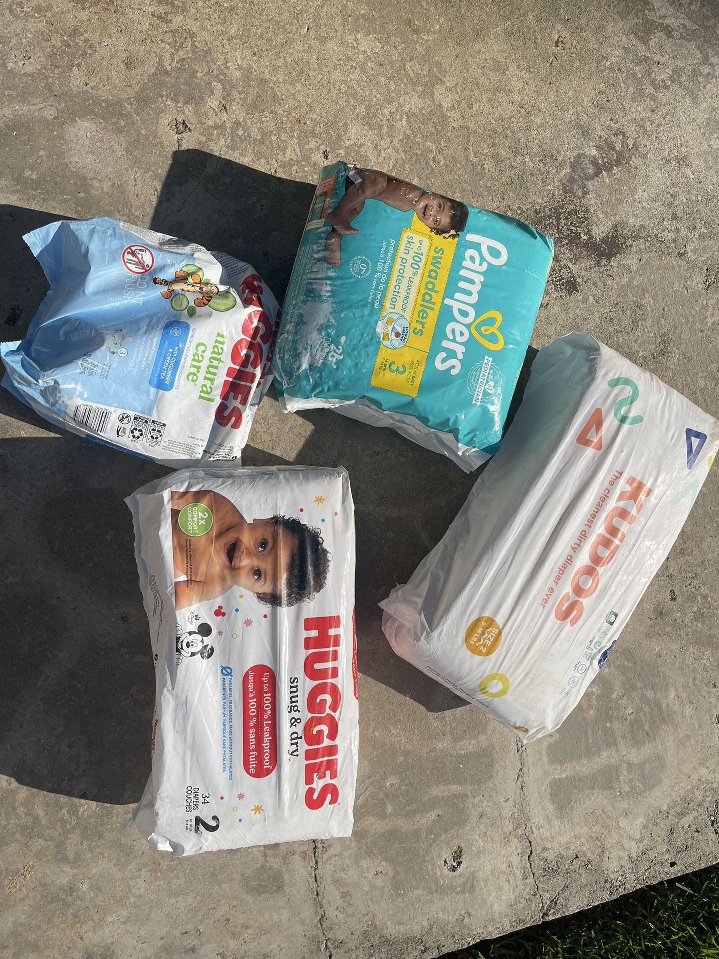 Newborn Diapers (sizes 2 and 3)