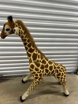 Melissa & Doug Giant Giraffe Lifelike Stuffed Animal Plush Standing Nursery