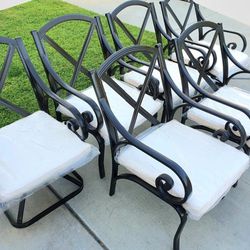 Hampton Bay Metal Outdoor Dining Patio Chairs 