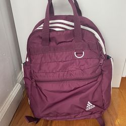 Adidas magenta waterproof backpack 