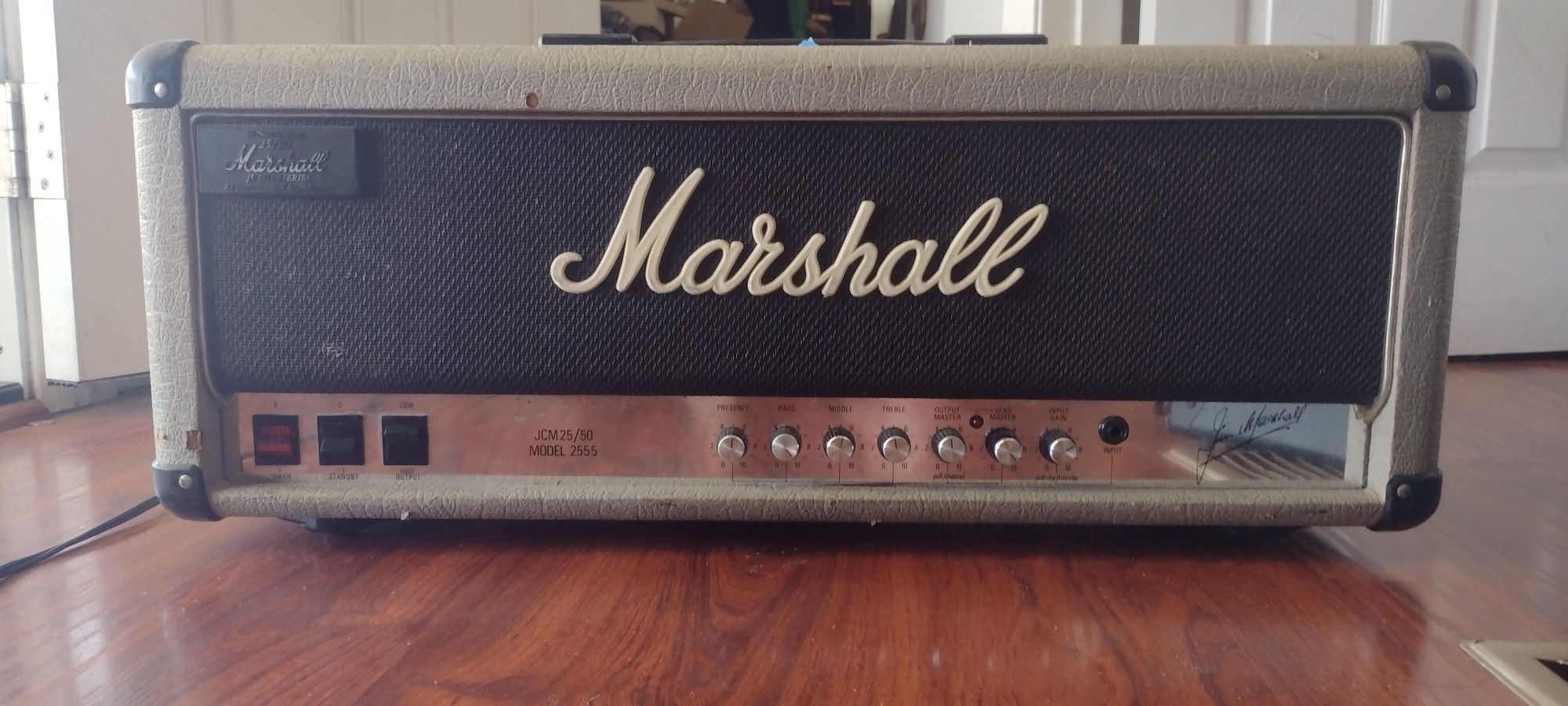 Marshall 2555 Jcm 25/50 1987 Silver Jubilee Head Not Reissue