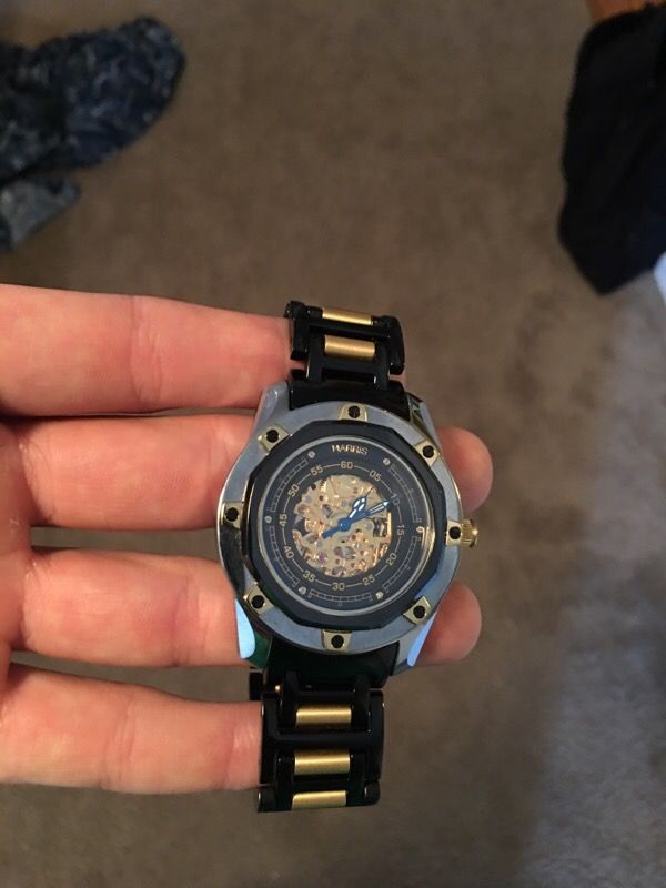 Men s Harris stainless steel tungsten and ceramic automatic
