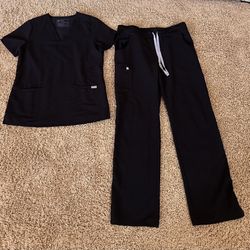 Figs Black Scrub Set Small