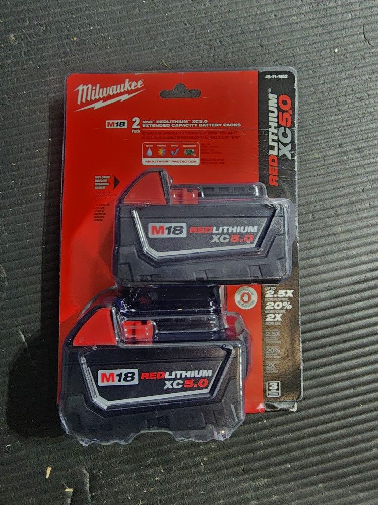 Milwaukee M18 Batteries