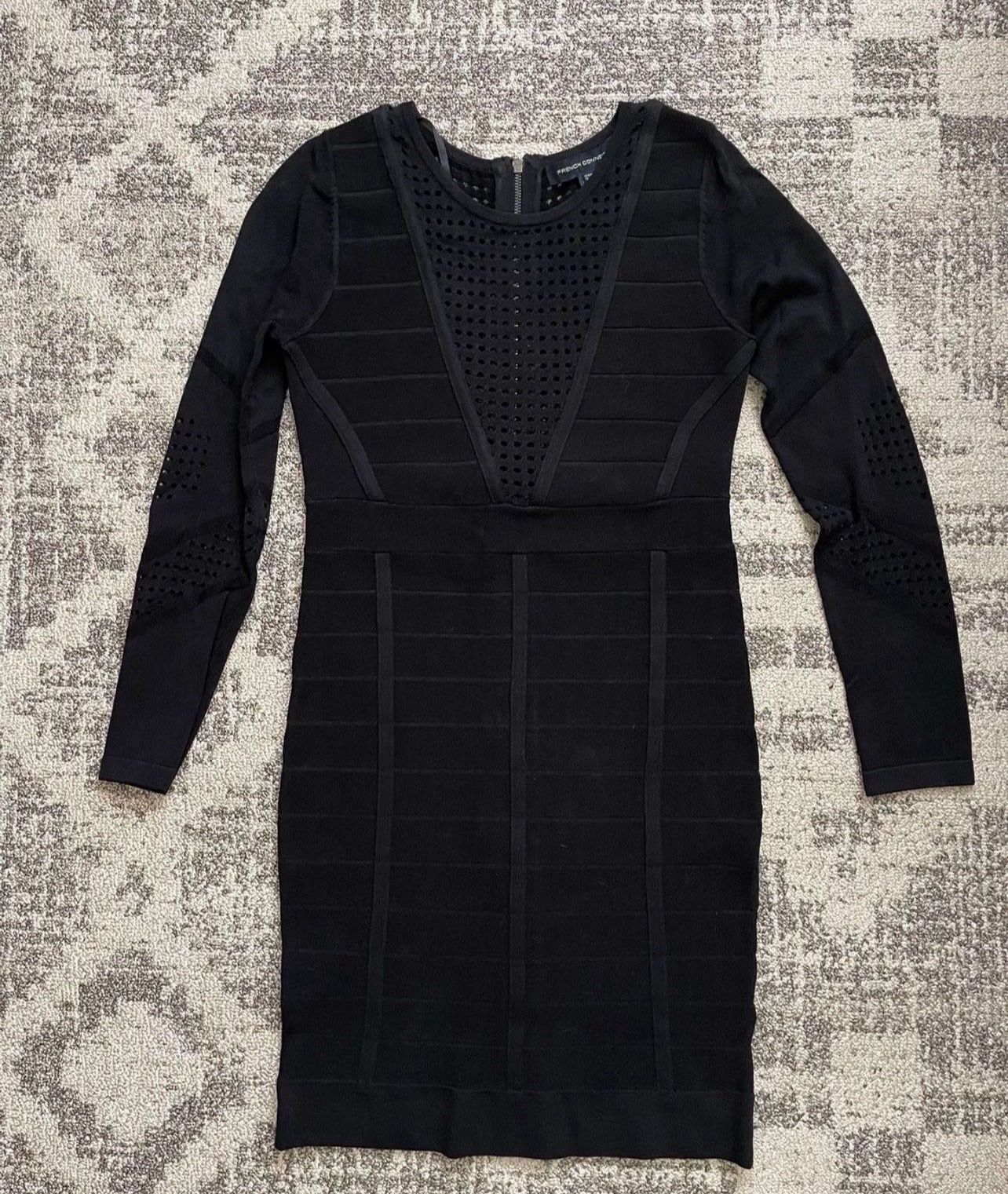 French Connection Sexy Dress In Excellent Condition Size 8  