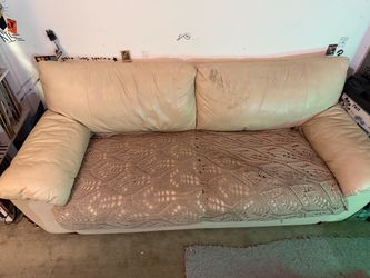 Leather Pullout Couch