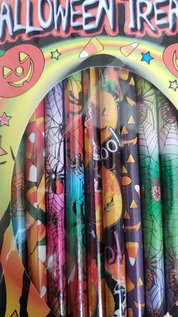 Halloween pencil party bag