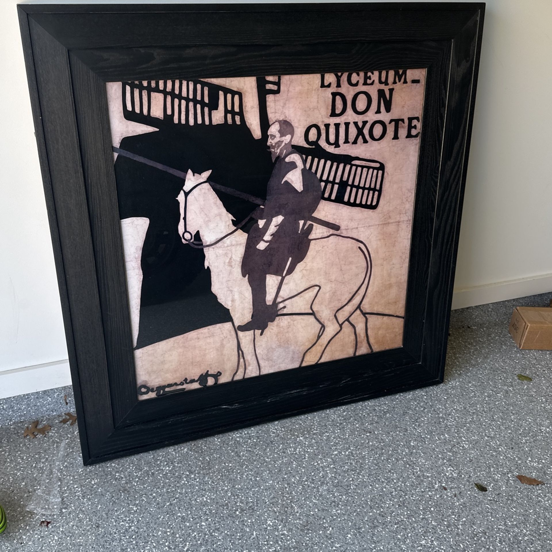 Don Quixote Print And Frame