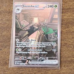 Pokemon Card Sinistcha ex - 210/167 - SV06: Twilight Masquerade (TWM)