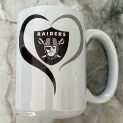 15oz Double Sided Raiders Coffee Mug