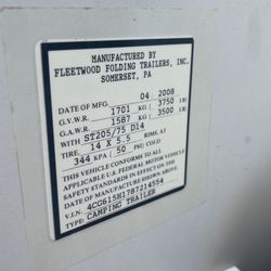 2008 Fleetwood Tacoma