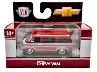 M2 1:64 Scale Diecast Model Car - 1975 Chevrolet Van G10