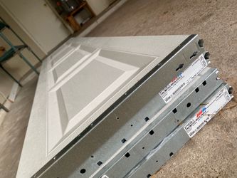 White 8x7 short for a small car garage