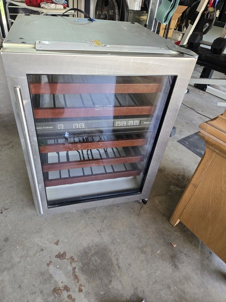 SubZero Wine Fridge