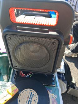 Portable Bluetooth Party Speaker with LED Light