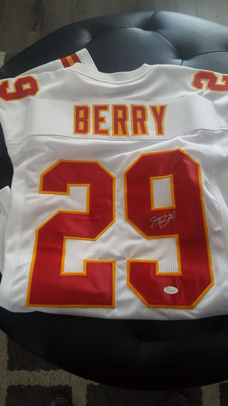 Autographed Eric Berry Chiefs Jersey