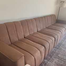 Modular Sofa - Brown - 144.2” Wide - $400 