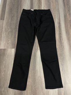 Men’s Black Straight Leg Jeans
