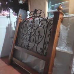 Queen Bed Head/ Foot Board  and Box Spring 