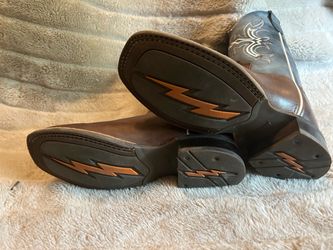 Brown Leather Western Cowboy Boots