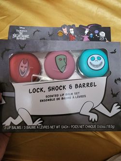 Lock Shock Barrel Lip Balm Nightmare Before Christmas 
