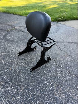 Back rest with rack 2012 Fatboy