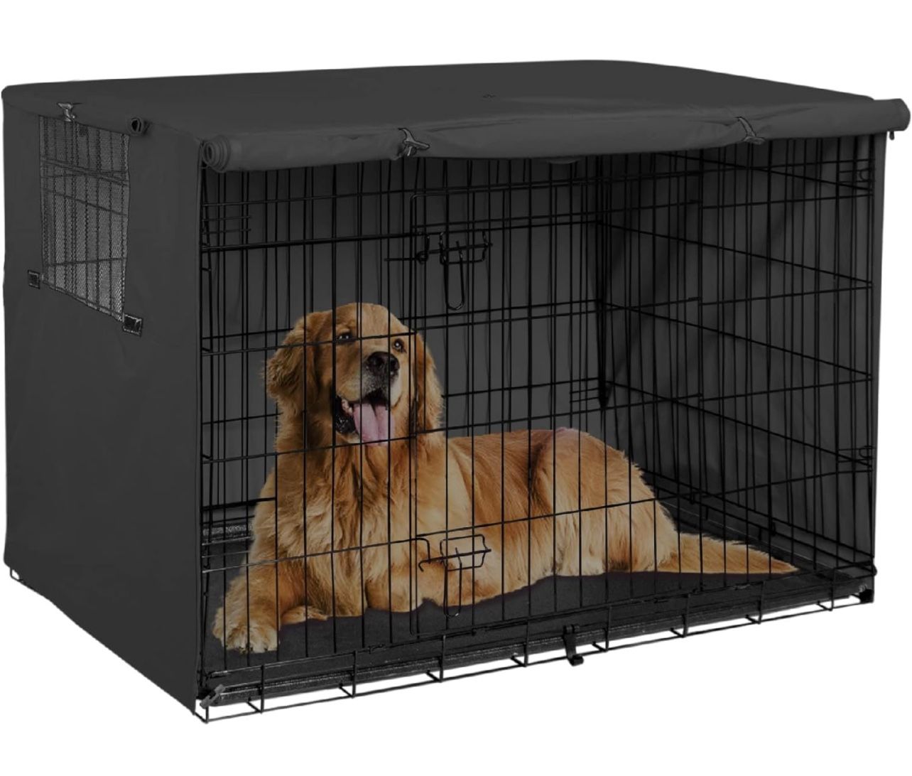 36 inches Dog Crate Cover - Durable Polyester Pet Kennel Cover Wire Dog Crate - Black NEW