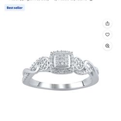 Sterling Silver Dimond Ring