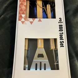 3 Pc BBQ Tool Utensils 
