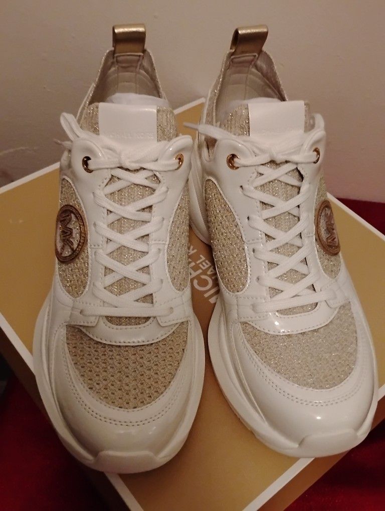 New Michael Kors Women's Zuma Lace Up Sneakers