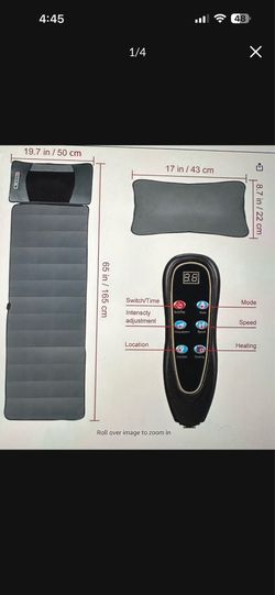 Full body massage mat