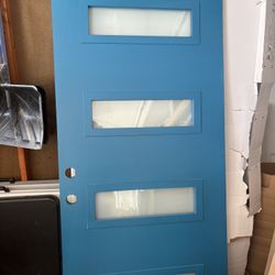 FEATHER RIVER 4 LITE DOOR SLAB 36x80 